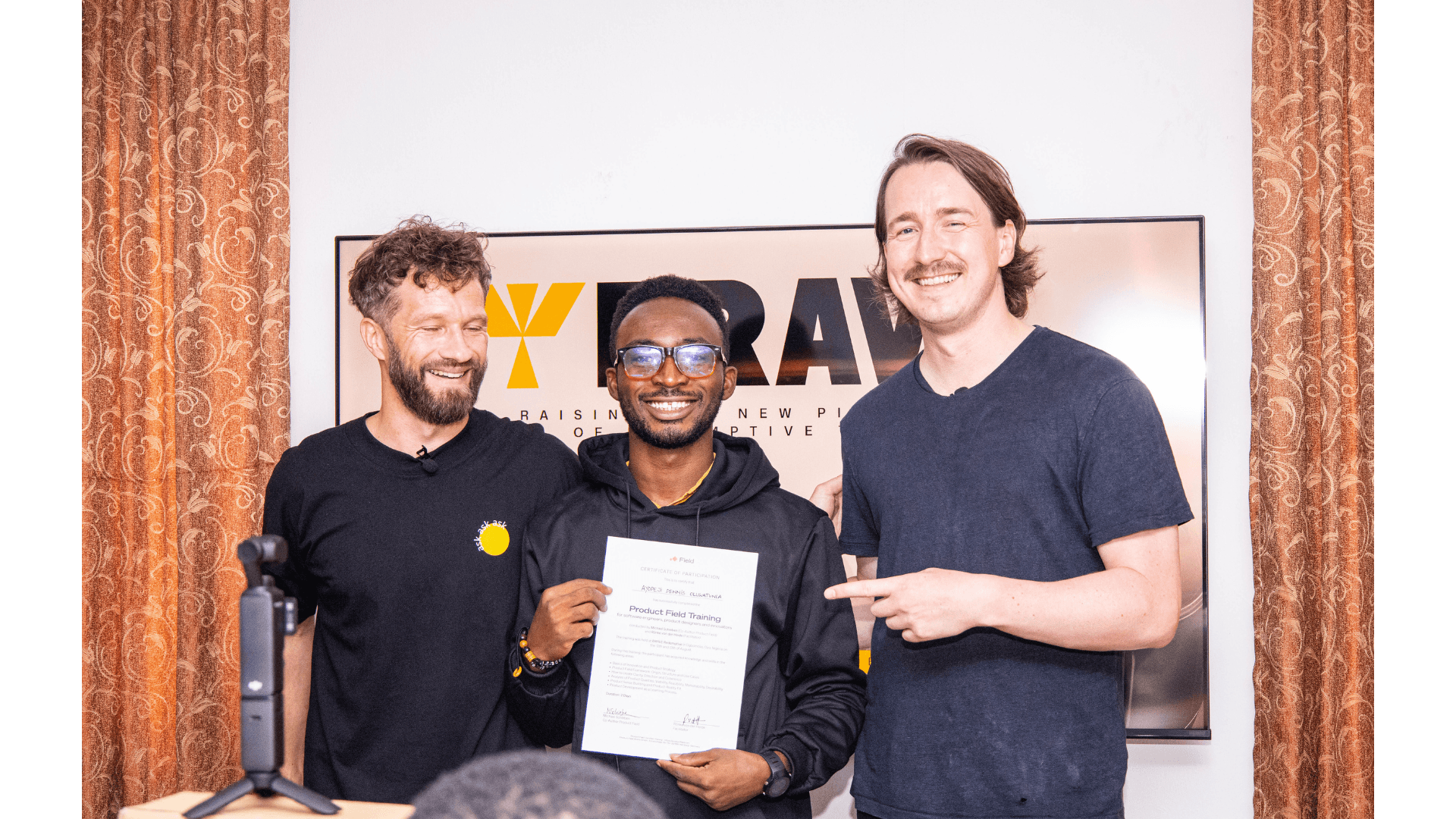 Ayodeji Dennis Oluwatunla at work